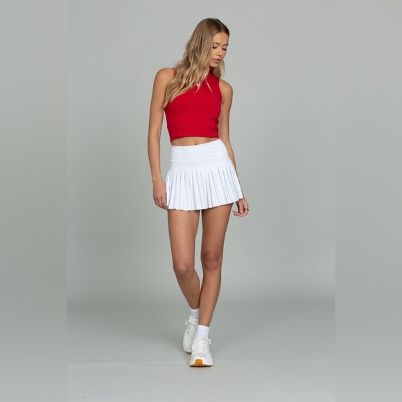 Goldhinge Dresses & Skirts - OFF-WHITE PLEATED TENNIS SKIRT size M